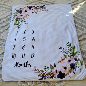 Baby Monthly Milestone photo blanket